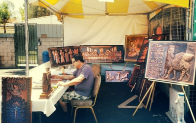 GHAZI ASSAKER Artwork at Mesopotamian Night 2017