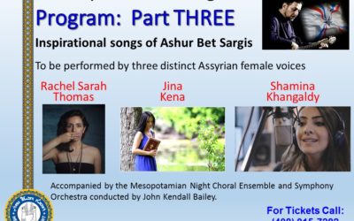 Distinct Assyrian female voices singing the songs of the living legend Ashur BetSargis at MN 2015
