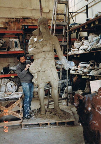 Fred Parhad Sculptors to be auctioned at Mesopotamian Night 2017